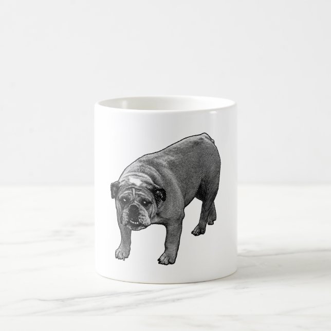 Bulldog Merry Dot Brew Coffee Mug (Center)