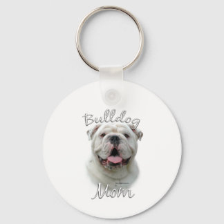 Bulldog Mom 2 Keychain