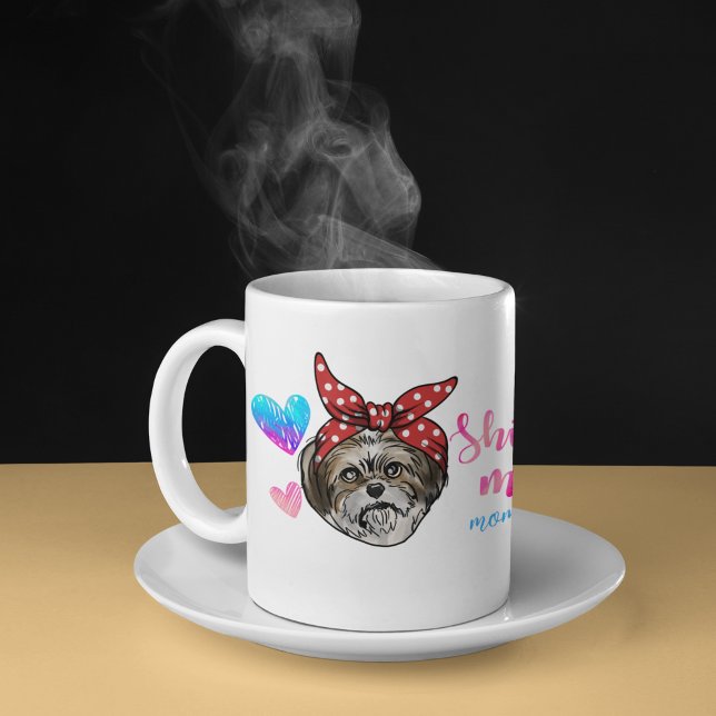 Bulldog Mom Cute Mother's Day Dog Lover Coffee Mug (Creator Uploaded)