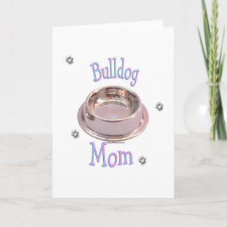 Bulldog Mom Holiday Card