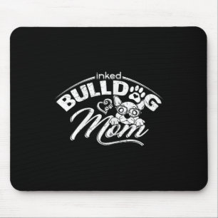 Bulldog Mom Tattoos Old English Bulldog Mom Tattoo Mouse Pad