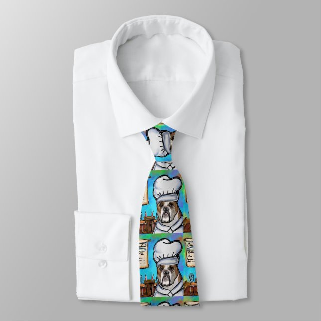 Bulldog             n neck tie (Tied)