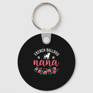 Bulldog Nana Gifts Women Cute Dog Lover Christmas Keychain