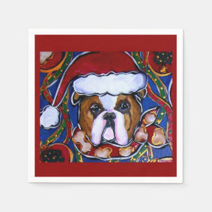 Bulldog napkins