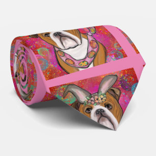 Bulldog neck tie
