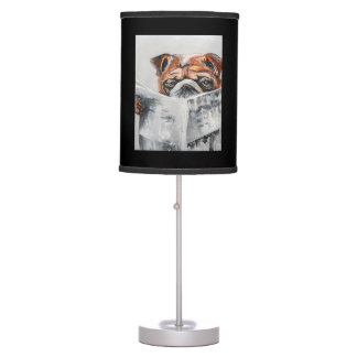 Bulldog News Table Lamp