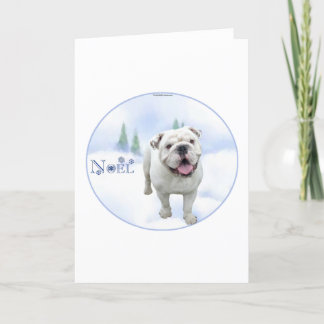 Bulldog Noel Greeting Card