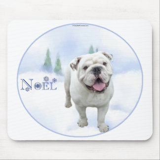 Bulldog Noel Mousepad