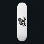 Bulldog on Board | Skateboarding Dog Silhouette<br><div class="desc">Cool Skateboarding English Bulldog Silhouette. This totally stoked skater dog is on the move. An awesome skateboard for dog lover humans and skater canines. Check out Jenn's Doodle World for this fun dog design on more products that make sweet gifts.</div>