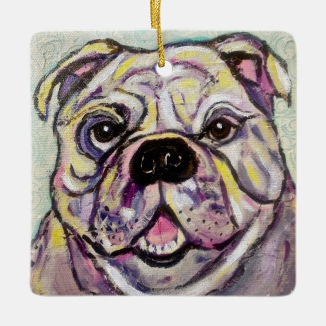 Bulldog Ornament (Front)