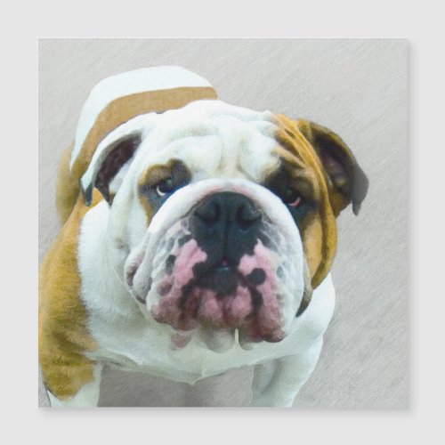 Bulldog Painting _ Cute Original Dog Art