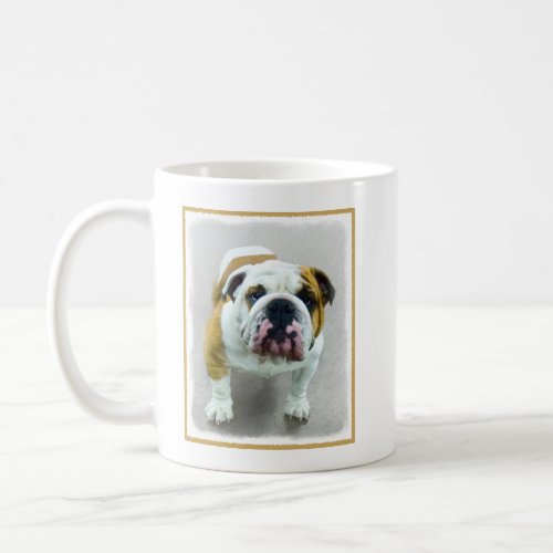 Bulldog Painting _ Cute Original Dog Art Coffee Mug