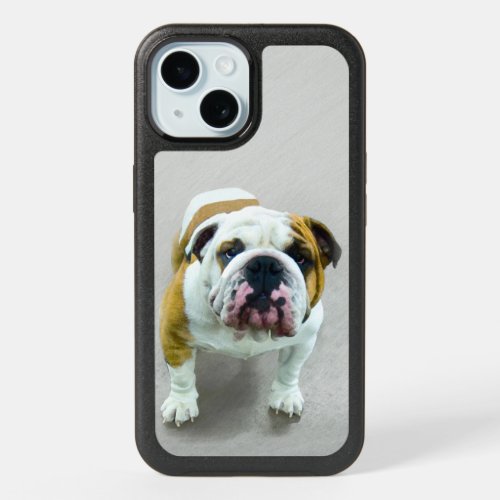 Bulldog Painting _ Cute Original Dog Art OtterBox iPhone 15 Case