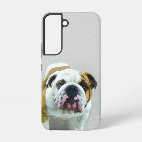 Bulldog Painting _ Cute Original Dog Art Samsung Galaxy S22 Case