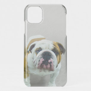 Bulldog Painting - Cute Original Dog Art iPhone 11 Case