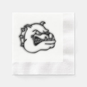 Bulldog Paper Napkins