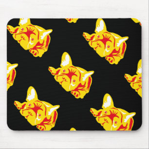 Bulldog Pattern Mouse Pad