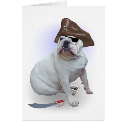 Bulldog pirate cards (Front)