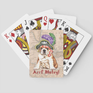 Bulldog Pirate Poker Cards