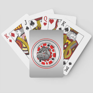 Bulldog Playing Cards