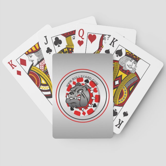 Bulldog Playing Cards (Back)