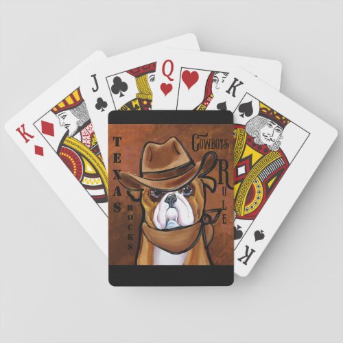 Bulldog        poker cards