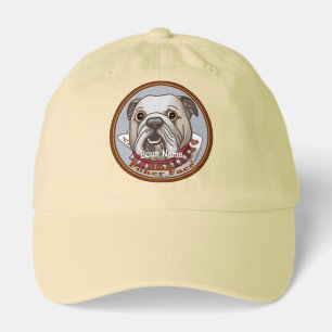 Bulldog Poker Face Hat