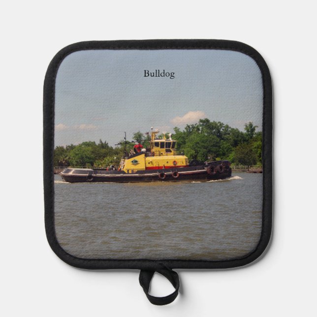 Bulldog pot holder (Front)