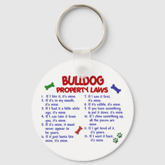 Bulldog Property Laws 2 Keychain