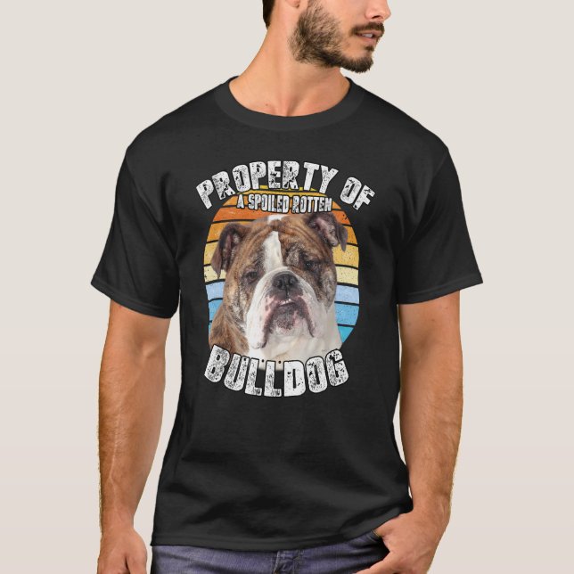Bulldog Property Of T-Shirt (Front)