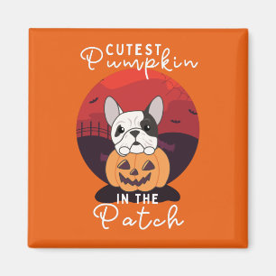 Bulldog Pumpkin Dogs Cutest Pumpkin In The Patch Magnet