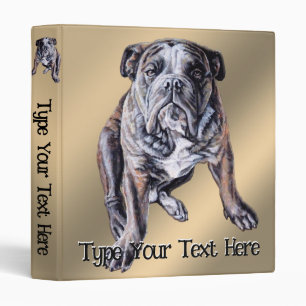 Bulldog Recipe Book - Flavorites Dog Recipe Book 3 Ring Binder