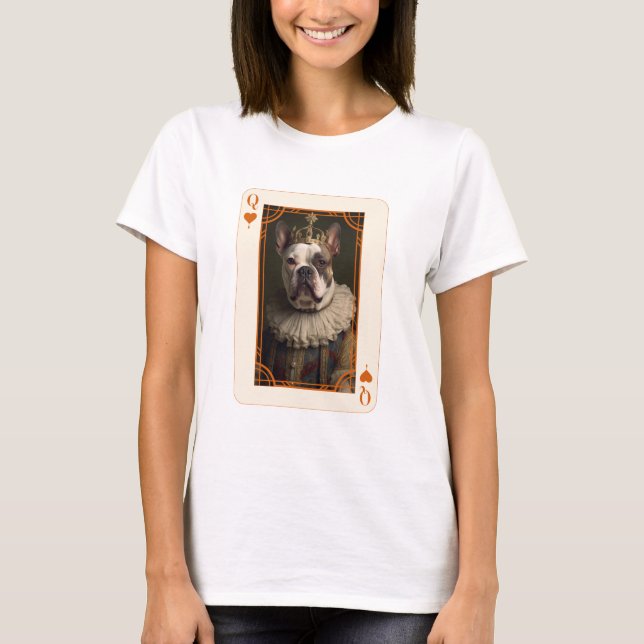 Bulldog Royale: The Queen Hearts T-Shirt (Front)