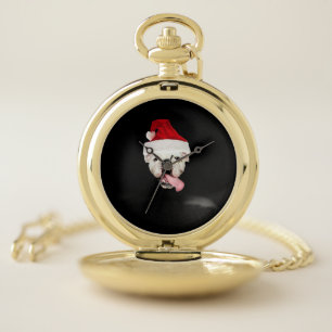 Bulldog Santa Essential T-Shirt Pocket Watch