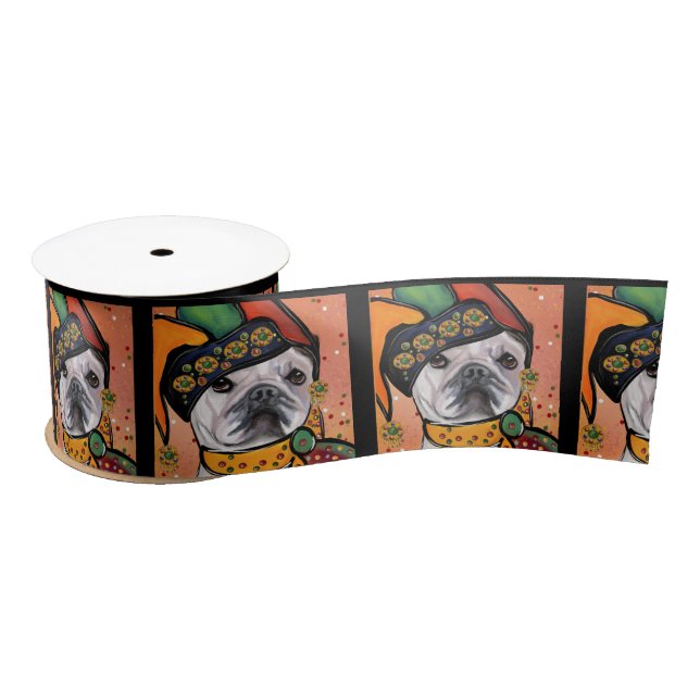 Bulldog           satin ribbon (Spool)