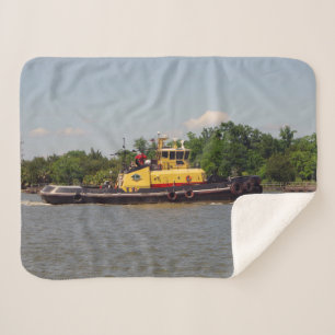 Bulldog sherpa blanket