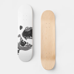 Planche De Skate Benny Gold Cruiser - Bulldog Français 31" X 8" - Neuf