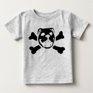 Bulldog Skull for Baby Baby T-Shirt
