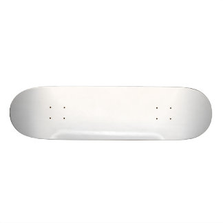 BULLDOG SKULL PRINT (by Bulldog Haven NW) in White Skateboard Deck