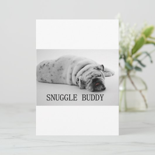 bulldog snuggle buddy (Standing Front)