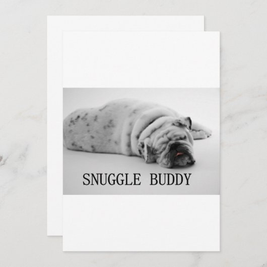 bulldog snuggle buddy (Front/Back)