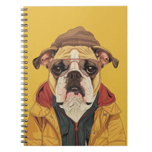 Bulldog Spiral Photo Notebook