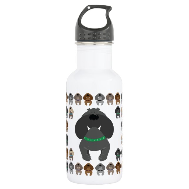 Bulldog Stainless Steel Water Bottle (Front)