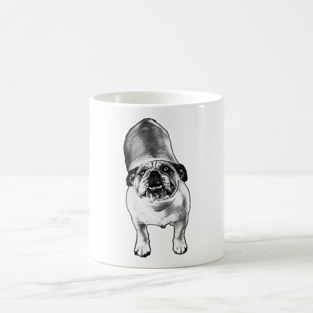 Bulldog Starlight Gaze Coffee Mug (Center)