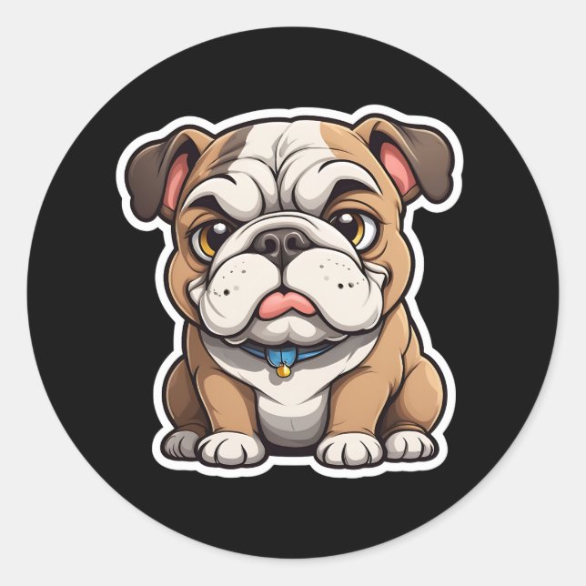 Bulldog Sticker (Front)