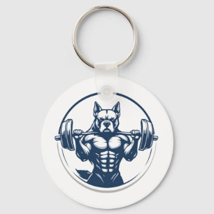 Bulldog Strength Keychain