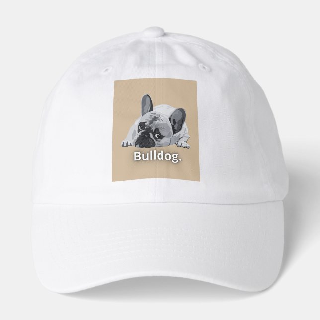 Bulldog Strong Face Design Hat (Front)