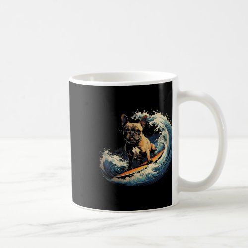 Bulldog Surfing Fun  Coffee Mug