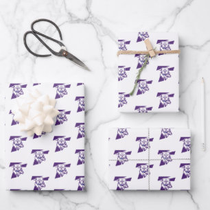 Bulldog T Wrapping Paper Sheets