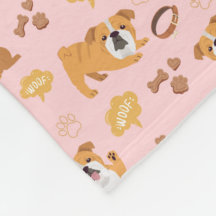 Bulldog Themed Pattern